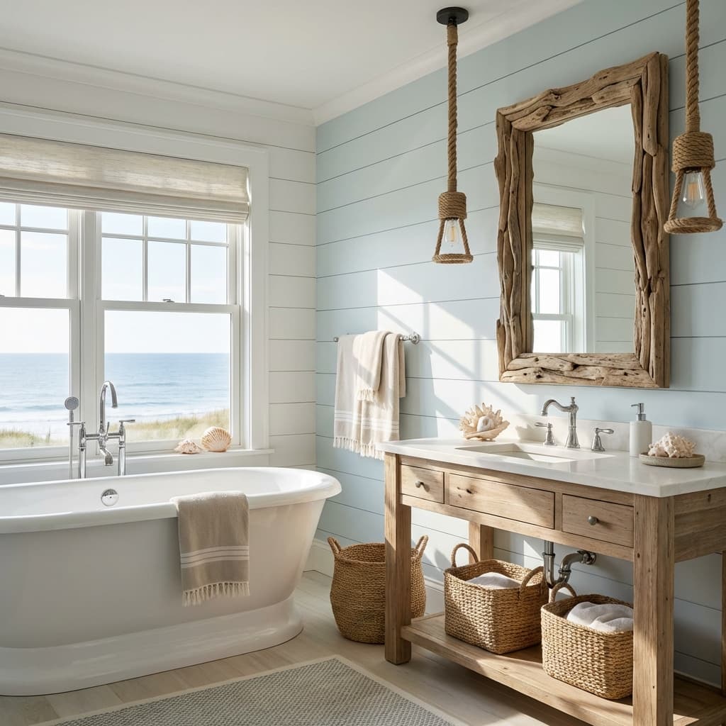 Coastal interior design style