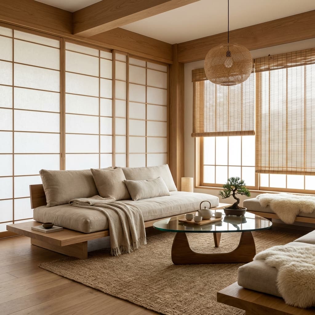 Japandi interior design style